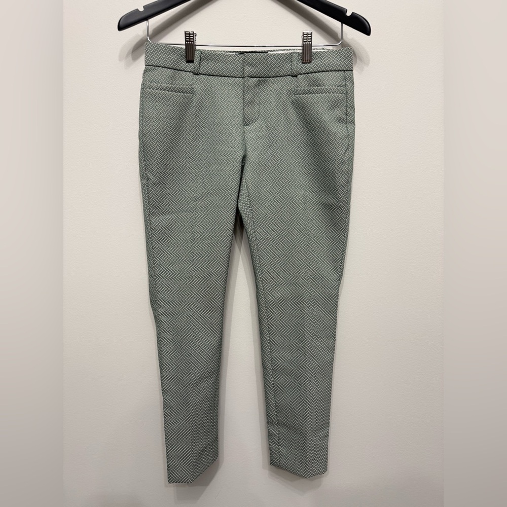 Women’s Textured Green/White Pants
